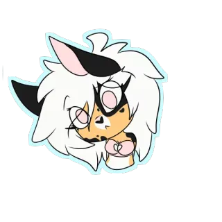 😕 dessin animé, animal, personnage, autocollant, anthropomorphe telegram sticker