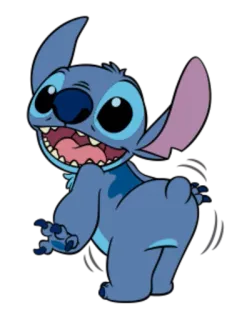 😄 Stitch Lilo & Stitch Stitch, Disney, cartoon, character, cute, funny, alien telegram sticker