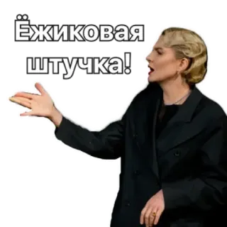 🤬 Ёжиковая штучка! Frau, russisch, Ausdruck, Sprache, Sticker telegram sticker