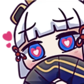 😍 Anime, Fofo, Fã, Amor, Olhos de coração telegram sticker