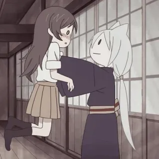 🤍 Nanami Momozono Kamisama Kiss アニメ, かわいい, 女の子, キツネ, カップル, 可愛い whatsapp sticker