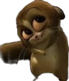 😅 Mort Madagascar mort, madagascar, cartoon, lemur, animated, funny telegram sticker