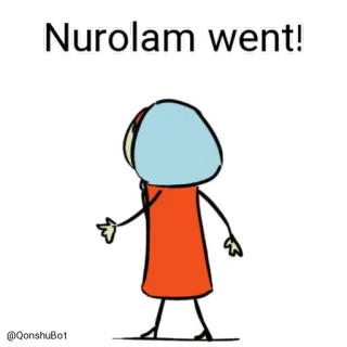 ✋️ Nurolam went! whatsapp sticker