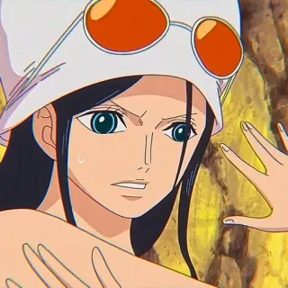 📚 Nico Robin One Piece anime, one piece, nico robin, character, manga whatsapp sticker