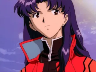 😐 Misato Katsuragi Neon Genesis Evangelion Аниме, Персонаж, Женщина, Портрет, Мисато Кацураги, Евангелион whatsapp sticker