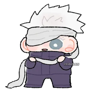 😉 @HAWKS Cartoon, Anime, Sticker, Chibi, Figur telegram sticker