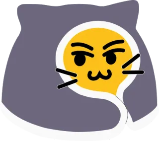 😏 Cartoon, Katze, Tier, Lustig, Niedlich, Sticker telegram sticker
