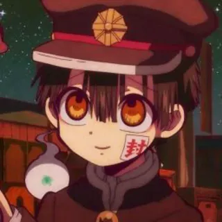 👻 Hanako-kun Toilet-bound Hanako-kun anime, manga, hanako, supernatural, school, ghost, japanese telegram sticker
