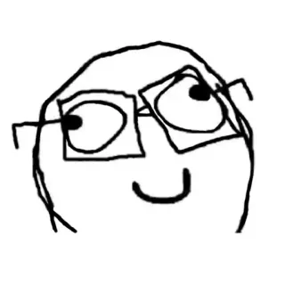 🐦 Nerd Rage Guy Rage Comics telegram sticker