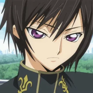 🥀 Lelouch Lamperouge Code Geass Anime, Personaggio, Lelouch, Code Geass, Lelouch Lamperouge whatsapp sticker