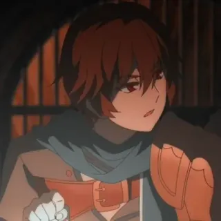 😈 Anime, Personagem, Fantasia, Ilustração, Armadura telegram sticker