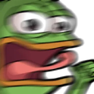 😠 Pepe the Frog meme, internet culture, frog, Pepe, cartoon, sticker telegram sticker
