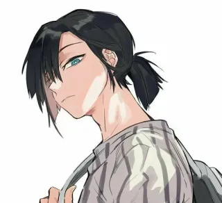😏 Аниме, Манга, Мультфильм, Персонаж, Иллюстрация whatsapp sticker