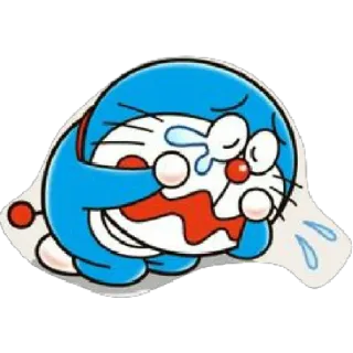 😁 Doraemon Дораэмон, Мультфильм, Аниме, Плач whatsapp sticker