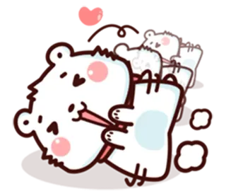 😍 beer, schattig, tekening, kawaii, schets, dier telegram sticker