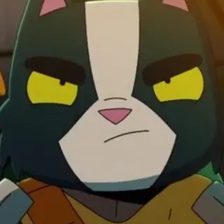 😐 Avocato Final Space chat, anthro, Final Space, personnage, dessin animé, série TV whatsapp sticker