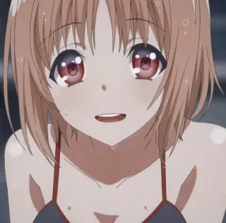 🥰 Anime, Ragazza, Costume da bagno telegram sticker