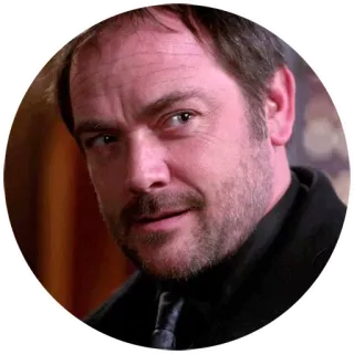 😏 Crowley Supernatural nadprzyrodzone, demon, crowley, serial, król piekieł telegram sticker
