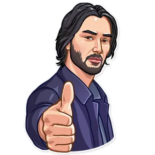 Keanu Reeves telegram stickers