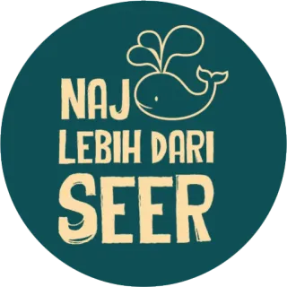 🐳 NAJ
LEBIH DARI
SEER whale, text, circle, indonesian, ocean, sea telegram sticker