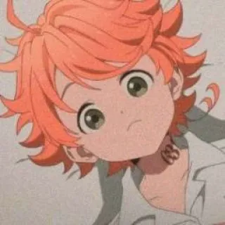⛓ Emma The Promised Neverland Anime, Manga, Emma, The Promised Neverland, Personaje, Ilustración telegram sticker