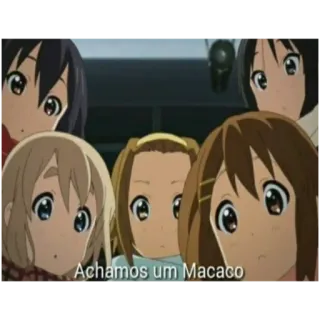 🙈 Achamos um Macaco anime, kreskówka, małpa, przyjaciele, słodkie telegram sticker