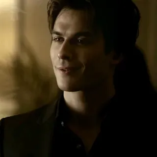 🍸 Damon Salvatore The Vampire Diaries vampier, tv serie, bovennatuurlijk, drama, fantasie telegram sticker