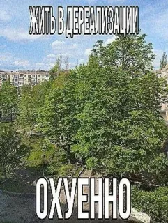 😍 ЖИТЬ В ДЕРЕАЛИЗАЦИИ
ОХУЕННО russisch, text, derelisation, beleidigend, fluchwort telegram sticker