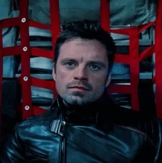 🍓 Bucky Barnes Bucky Barnes, Winter Soldier, Marvel, Sebastian Stan, super-héros, film, personnage telegram sticker