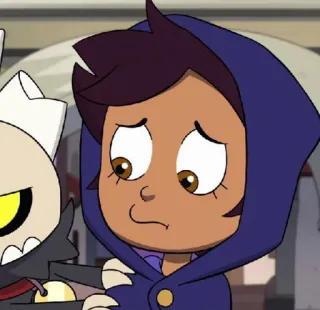 🔮 Luz Noceda The Owl House dessin animé, animé, triste, The Owl House, Luz Noceda telegram sticker