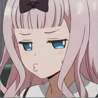 😚 Chika Fujiwara Kaguya-sama: Love Is War Anime, Chika, Fujiwara, Kaguya-sama, Love is War, Kawaii, Mignon telegram sticker
