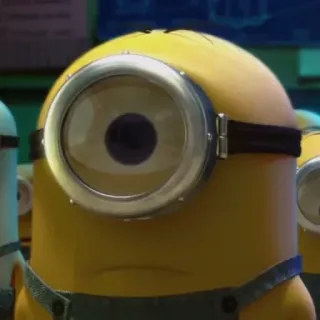 🍌 Minion Minion, Cartoon, Gelb, Figur telegram sticker
