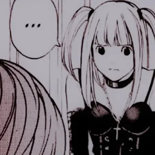 🩺 Misa Amane Death Note ... Anime, Manga, Death Note, Misa Amane, Gotico, Personaggio telegram sticker