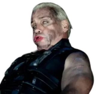😖 Till Lindemann hombre, cantante, músico, Rammstein whatsapp sticker