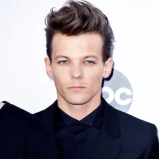 😒 Louis Tomlinson Louis Tomlinson, One Direction, chanteur, musicien, célébrité, portrait telegram sticker