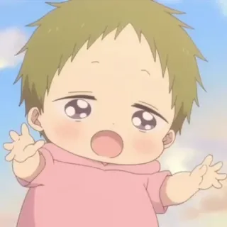 💗 赤ちゃん, アニメ, 可愛い, 乳児 telegram sticker