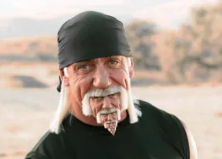 😁 Hulk Hogan wrestling, wrestler, hulk, hogan, 80s, retro telegram sticker