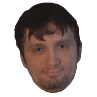 🙂 man, head, face, person, portrait telegram sticker
