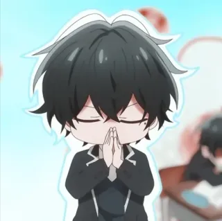 🦍 anime, manga, chibi, cute, character, illustration telegram sticker