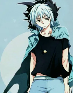 😒 Anime, Manga, Personage, Illustratie, Tiener, Man telegram sticker