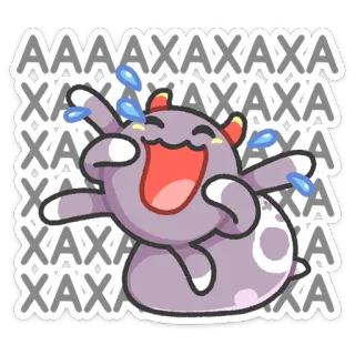 😂 AAAAXAXAXAXA
XAXAXAXAXA
XAXAXAXAXA Desenho animado, Chorando, Rindo, Sticker, Fofo whatsapp sticker