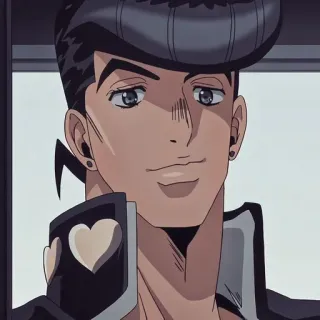 💎 Josuke Higashikata JoJo's Bizarre Adventure อนิเมะ, มังงะ, โจสุเกะ, โจโจ้, Diamond is Unbreakable telegram sticker