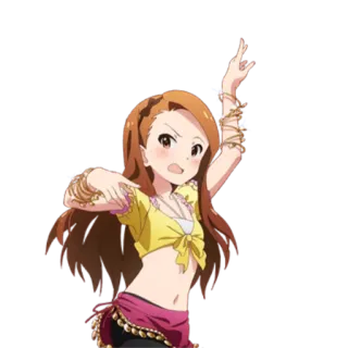 💃 Anime, Menari, Perempuan, Karakter, Kawaii telegram sticker