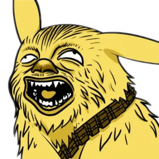 🐻 สีเหลือง, สัตว์ประหลาด, สิ่งมีชีวิต, แปลก, การ์ตูน, สีหน้า telegram sticker