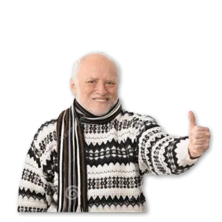 "Hide The Pain" Harold telegram stickers
