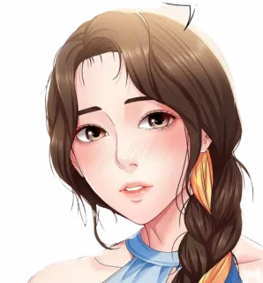😊 女人, 卡通, 动漫, 女孩, 肖像 telegram sticker