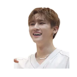 😁 คน, ยิ้ม, ภาพเหมือน, ผู้ชาย, เกาหลี telegram sticker