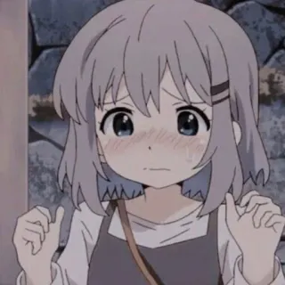 🥢 Аниме, Девушка, Грустно, Плачущая telegram sticker