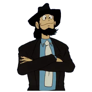 🙃 Arsène Lupin III Lupin the 3rd Anime, Cartoon, Charakter, Detektiv, Dieb, Gentleman-Dieb telegram sticker