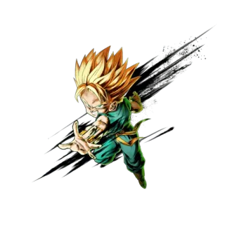 👦 Goten Goten, Dragon Ball Z, Anime, Super Saiyajin, Kämpfer, Zeichentrickfigur, animiert telegram sticker